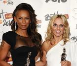 Geri Halliwell et Mel B lors des Brit Awards, à Londres, le 16 février 2010 !