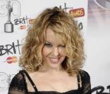 Kylie Minogue lors des Brit Awards, à Londres, le 16 février 2010 !