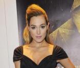 Jacqui Ainsley, une des actrices du jeu, à l'avant-première du jeu vidéo Heavy Rain de Sony pour la PS3 au cinéma Marignan des Champs Elysées à Paris le 16 février 2010