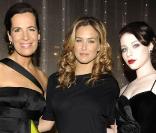 Roberta Armani, Bar Refaeli et Michelle Trachtenberg à l'occasion de la soirée donnée à l'Armani Ristorante après la projection de  Shutter Island , à New York, le 17 février 2010.