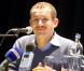 Dany Boon, lors de la visite des décors de son nouveau film - Rien à déclarer -, à Macquenoise, le 11 février 2010.