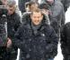 Dany Boon, lors de la visite des décors de son nouveau film - Rien à déclarer -, à Macquenoise, le 11 février 2010.