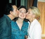 Géraldine Giraud et ses parents Roland Giraud et Maaike Jansen 