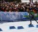Martin Fourcade a décroché l'argent en biathlon sur le 15 km (mass start). Son frère Simon s'est classé 14e. A l'arrivée, le gain de la médaille a offert une belle scène de liesse entre les Fourcade brothers !