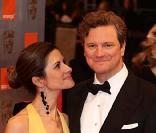 Colin Firth et sa femme Livia Giuggioli lors de la cérémonie des Bafta, à Londres, le 21 février 2010 !