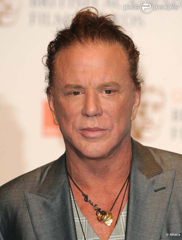 Mickey Rourke lors de la cérémonie des Bafta, à Londres, le 21 février 2010 !
