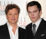 Colin Firth et Nicholas Hoult aux Elle Fashion Awards le 22/02/10