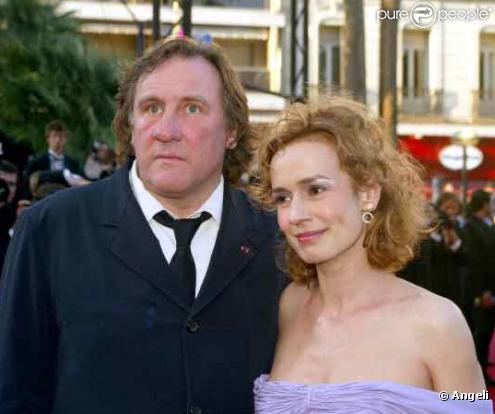 Sandrine Bonnaire et Gérard Depardieu en 2003 