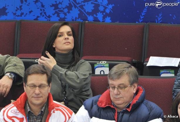 Katarina Witt, spectatrice et ambassadrice de Munich aux Jeux Olympiques de Vancouver