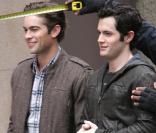Gossip Girl : Chace Crawford et Penn Badgley a repris le tournage à New York. Le 24/02/10