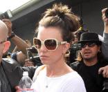 Britney Spears, à la sortie d'une salle de sport de West Hollywood, le vendredi 26 février.