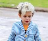 Gwen Stefani et son mari Gavin Rossdale, ainsi que leur fils Kingston dans un parc de Beverly Hills