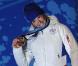 Marie Dorin, médaille de Bronze du sprint en biathlon grâce à une précision au tir qui lui permet de décrocher la troisième place