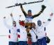 Après avoir éliminé sa compatriote et favorite de l'épreuve Ophélie David, Marion Josserand va chercher la médaille de Bronze en skicross