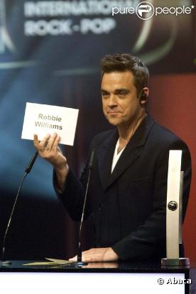 Robbie Williams aux Echo Awards, à Berlin, le 4 mars 2010 !