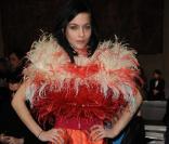 Leigh Lezard au défilé Giambattista Valli à Paris le 8 mars 2010