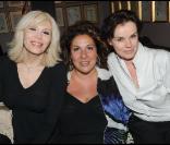 Amanda Lear, Marianne James et Claire Nebout réunis pour les cinquante ans du Festival International du film d'Animation d'Annecy le 9 mars 2010