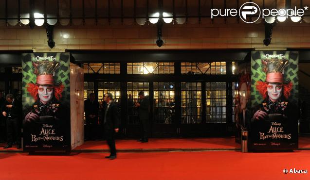 La première à Paris d'Alice au Pays des merveilles le 15 mars 2010