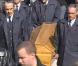 Les obsèques de Jean Ferrat à Antraigues-sur-Volane