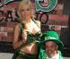 La belle playmate Holly Madison tout de vert vêtue à l'occasion de la Saint-Patrick, au O'shea's Casino de Las Vegas, le 17 mars 2010.