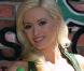 La belle playmate Holly Madison tout de vert vêtue à l'occasion de la Saint-Patrick, au O'shea's Casino de Las Vegas, le 17 mars 2010.