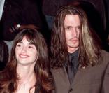 Penélope Cruz avec Johnny Depp en mars 2001 à Los Angeles 