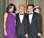 Diner à l'Elysée en l'honneur de Shimon Peres : Carla et Nicolas Sarkozy