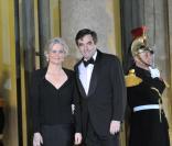 Diner à l'Elysée en l'honneur de Shimon Peres : François Fillon et son épouse