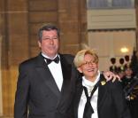 Diner à l'Elysée en l'honneur de Shimon Peres : Patrick et Isabelle Balkany