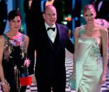 Caroline, Albert de Monaco et Charlene Wittstock au Bal de la Rose 2010, à Monaco