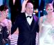La princesse Caroline de Hanovre, le Prince Albert II de Monaco et Charlene Wittstock, à l'occasion du célèbre Bal de la Rose, qui s'est tenu au Sporting Club de Monte Carlo, à Monaco, le 27 mars 2010.