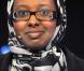 Fadima Abdi Odman sur le plateau de l'émission Chiambretti Night à Rome