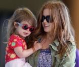 Isla Fisher et sa délicieuse fille Olive à Los Angeles