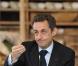 Nicolas Sarkozy lors d'une réunion des agriculteurs dans l'Essonne mardi 6 avril 2010
