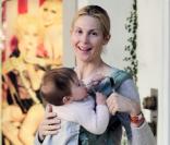 Kelly Rutherford et sa fille Helena Grace à Los Angeles, le 6 avril 2010