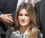 Letizia d'Espagne et son époux Felipe, à Madrid. 08/04/2010