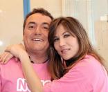 Fabien Onteniente et Mathilde Seigner lors de la promotion de Camping 2 à Bordeaux le 7 avril 2010