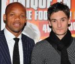 Hugo Lloris et Jean-Alain Boumsong étaient invités à promouvoir le concert de charité Foot Concert, organisé en partenariat avec l'Olympique Lyonnais et de nombreux artistes, à Lyon, le 11 mai prochain.