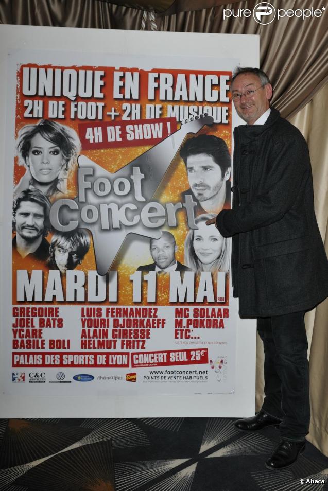 Michael Jones et Joël Bats sont les parrains du concert de charité Foot Concert, organisé en partenariat avec l'Olympique Lyonnais et de nombreux artistes, à Lyon, le 11 mai prochain.