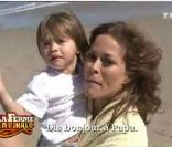 Brooke Burke et les enfants de David Charvet passent un coucou et un message d'amour à David 