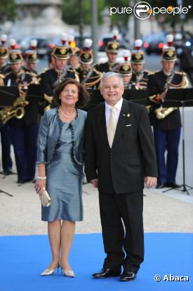 Lech Kaczynski et son épouse 
