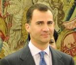 Letizia d'Espagne et son époux Felipe à Madrid, au palais royal, à l'occasion d'une réunion. Le 14 avril 2010