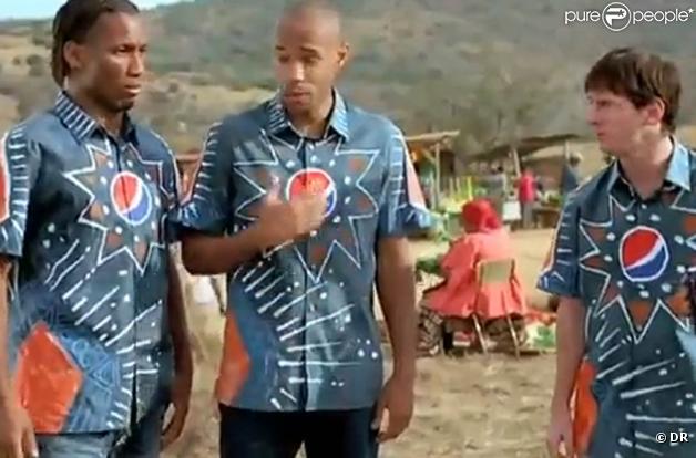 Des images de la nouvelle pub Pepsi avec tout le meilleur du football mondial dedans !