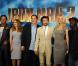 Les protagonistes d'Iron Man 2 - Robert Downey Jr., Scarlett Johansson, Gwyneth Paltrow, Don Cheadle et Mickey Rourke - et le réalisateur Jon Favreau étaient réunis au Four Seasons Hotel de Los Angeles, le 23 avril 2010, pour promouvoir la sortie