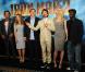 Les protagonistes d'Iron Man 2 - Robert Downey Jr., Scarlett Johansson, Gwyneth Paltrow, Don Cheadle et Mickey Rourke - et le réalisateur Jon Favreau étaient réunis au Four Seasons Hotel de Los Angeles, le 23 avril 2010, pour promouvoir la sortie