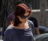 Kate Walsh porte un micro-short pour se rendre à une réunion des Al-Anon le 25 avril 2010 à Los Angeles