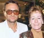 Annie Girardot et son ami Bob Decout en 1984 