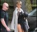 Rihanna sur le tournage de son nouveau clip -  Te Amo  -, en région parisienne, le 29 avril 2010.