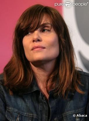 Emmanuelle Seigner à Varsovie le 28 avril 2010 pour une rencontre avec des lecteurs de Gazeta Wyborcza  