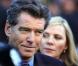 Kim Cattrall et Pierce Brosnan dans  The Ghost Writer . 
